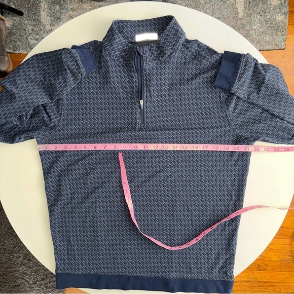 Tasc Performance Men’s 1/4 Zip Pullover Size Medium Blue Slim - Picture 4 of 7